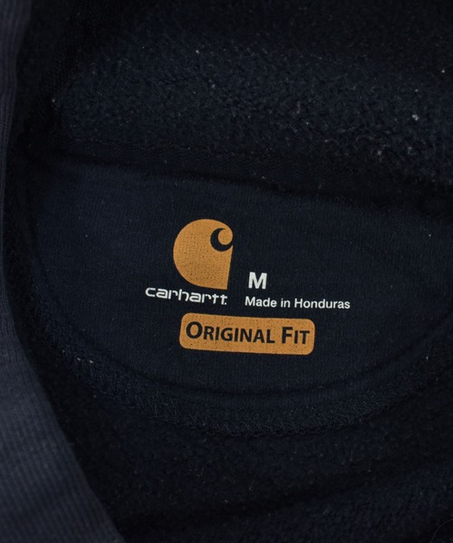 Carhartt（カーハート）の「【ヴィンテージ古着】Carhartt / カーハート ORIGINAL FIT ロゴプリント スウェットパーカー（パーカー・メンズ・ネイビー・MEDIUM）」の5枚目の写真