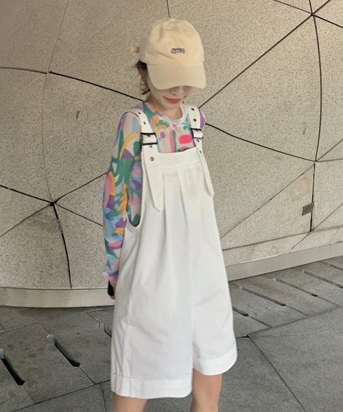 Mayree（メイリー）の「【Mayree】マルチ柄メッシュトップス（Tシャツ/カットソー・レディース・マルチ・FREE）」の2枚目の写真