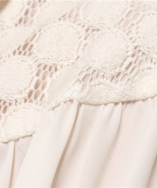 La TOTALITE（ラトータリテ）の「SONOコラボ フォークロアサックブラウス◆（シャツ/ブラウス・レディース・ブラック/ホワイト・FREE）」の9枚目の写真