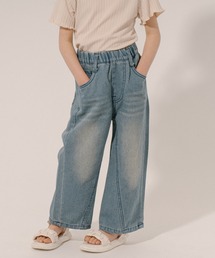 ヴィンテージライクストレートデニムパンツ