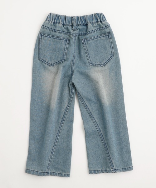 URBAN CHERRY（アーバンチェリー）の「ヴィンテージライクストレートデニムパンツ（デニムパンツ・キッズ・ブルー・140cm/130cm/120cm/110cm）」の3枚目の写真