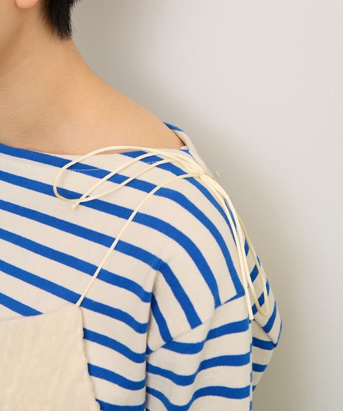 Dot＆Stripes CHILD WOMAN（ドットアンドストライプス　チャイルドウーマン）の「チュール風 接結ニットキャミ（キャミソール・レディース・アイボリー・FREE）」の14枚目の写真