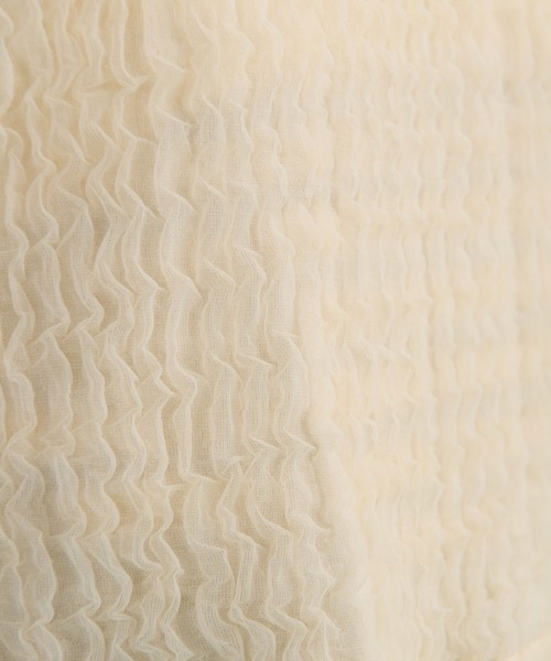 Dot＆Stripes CHILD WOMAN（ドットアンドストライプス　チャイルドウーマン）の「チュール風 接結ニットキャミ（キャミソール・レディース・アイボリー・FREE）」の15枚目の写真