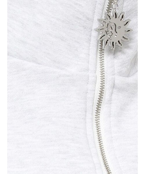 EVRIS（エヴリス）の「SUNNYハーフジップノースリトップス（Tシャツ/カットソー・レディース・イエロー/ホワイト/ブラック/グレー・FREE）」の6枚目の写真