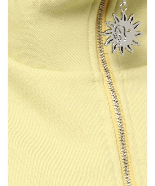 EVRIS（エヴリス）の「SUNNYハーフジップノースリトップス（Tシャツ/カットソー・レディース・イエロー/ホワイト/ブラック/グレー・FREE）」の8枚目の写真