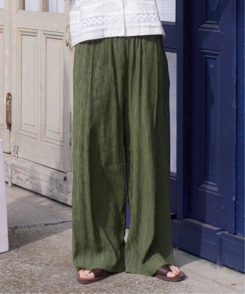 LBC（エルビーシー）の「エアプリーツワイドイージーパンツ（その他パンツ・レディース・ダークオリーブ/ブラック/ベージュ/マスタード・M/L）」の11枚目の写真