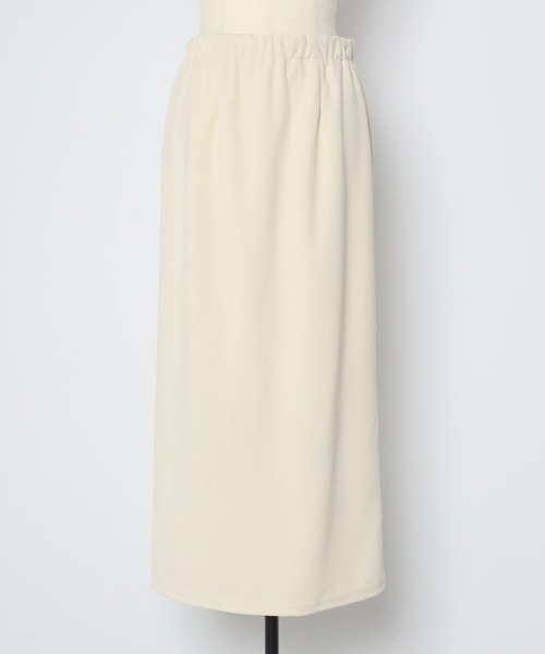 ペプラムベスト×Iラインスカートセットアップ（ワンピース）｜Bonjour