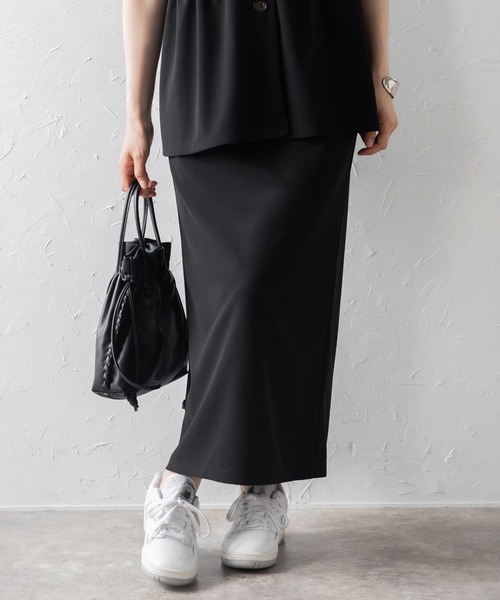 ペプラムベスト×Iラインスカートセットアップ（ワンピース