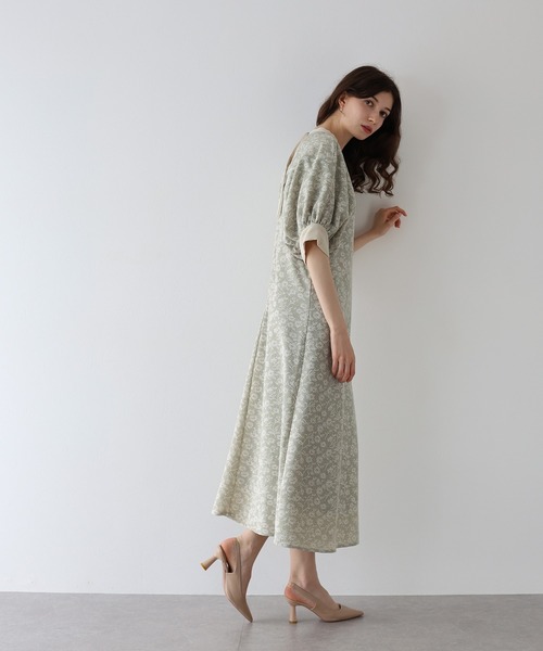 J by blue（ジェイバイブルー）の「レースジャガードドルマンワンピース結婚式 成人式 二次会 同窓会 セレモニー パーティードレス オケージョンドレス お呼ばれ 20代 30代（ドレス・レディース・ミント/ベージュ/チャコールグレー・MEDIUM）」の21枚目の写真