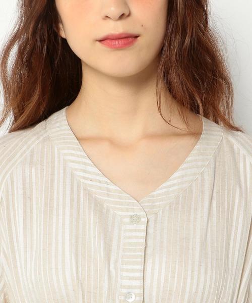 KIIRA（キーラ）の「Another Edition×KiiRAストライプワンピース＆ガウン/BCAE×KiiRA STRP OP&GWN◆（ワンピース・レディース・ナチュラル/ブラック・フリー）」の7枚目の写真