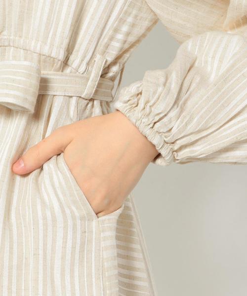 KIIRA（キーラ）の「Another Edition×KiiRAストライプワンピース＆ガウン/BCAE×KiiRA STRP OP&GWN◆（ワンピース・レディース・ナチュラル/ブラック・フリー）」の11枚目の写真