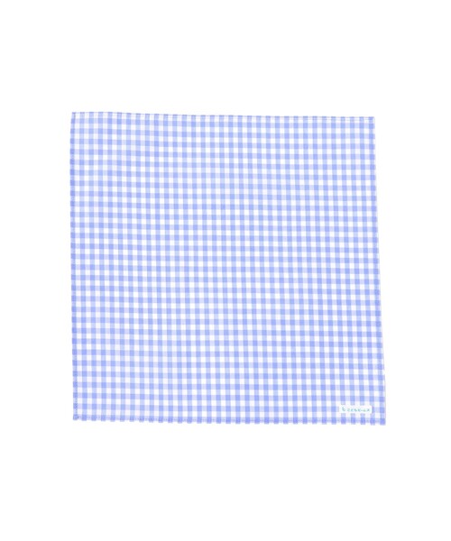 こども ビームス(コドモビームス)の「こども ビームス / ギンガムチェック ハンカチ(ハンカチ/ハンドタオル・キッズ・ブルー/イエロー/グリーン/レッド・ONE SIZE)」の3枚目の写真