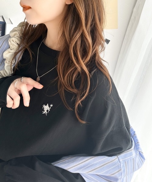 ELF SACK 人気◆キュート カジュアル じゅんしょく長袖 Tシャツ ELF SACK 人気◇キュート カジュアル じゅんしょく長袖 Tシャツ