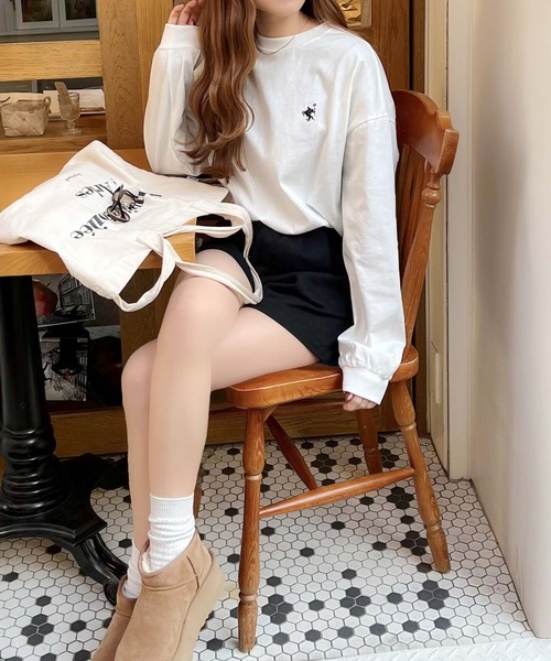 人気新品！☆高品質☆ミンク100%着心地抜群長袖シンプルニットセーターメンズサイズXL サイズ選択可◆110-20 セール大人カジュアルスタイルに。綿100％着心地抜群の胸刺繍クルー