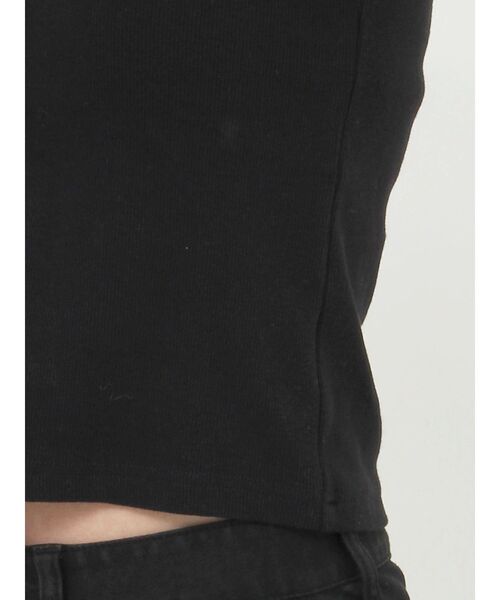 MURUA（ムルーア）の「ポイントメッシュタンクトップ（Tシャツ/カットソー・レディース・ホワイト/ブラック・FREE）」の7枚目の写真