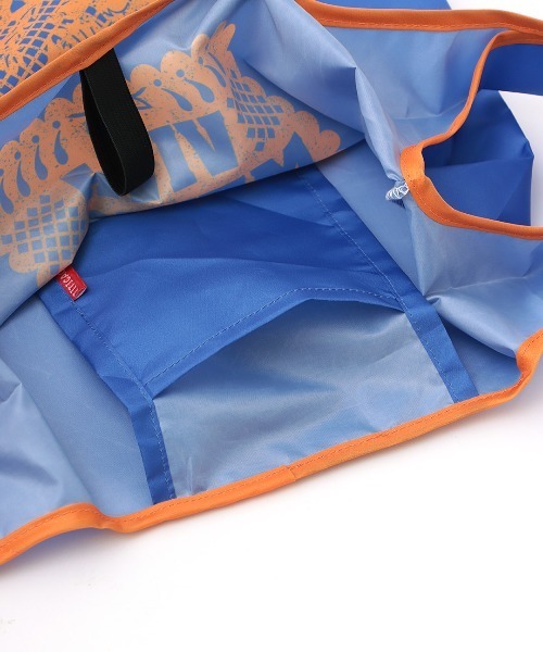 チチカカ（チチカカ）の「コンパクトプリントエコバッグ（エコバッグ/サブバッグ・レディース・ブルー/グレー・FREE）」の10枚目の写真