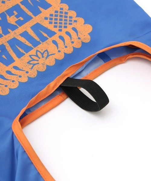 チチカカ（チチカカ）の「コンパクトプリントエコバッグ（エコバッグ/サブバッグ・レディース・ブルー/グレー・FREE）」の11枚目の写真