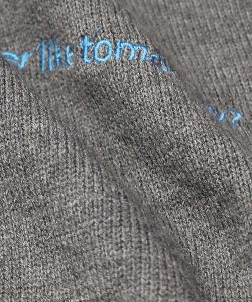 LAVEANGE(ラビアンジェ)の「刺繍ニットカーディガン(カーディガン/ボレロ・レディース・ブラック/グレー・F)」の12枚目の写真