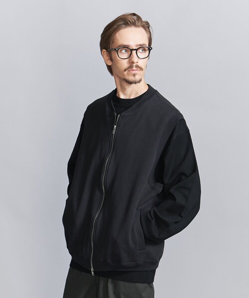 BEAUTY&YOUTH UNITED ARROWS(ビューティーアンドユースユナイテッドアローズ)の「JS スウェット ジップ ベスト(ベスト・メンズ・グレー/ネイビー・L/M/S/XL)」の13枚目の写真