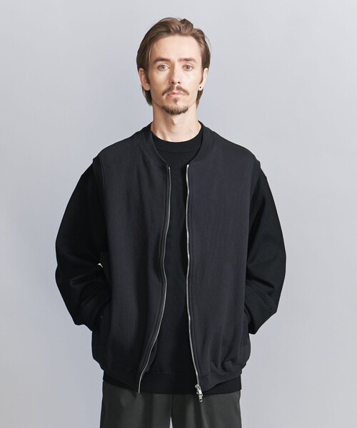 BEAUTY&YOUTH UNITED ARROWS(ビューティーアンドユースユナイテッドアローズ)の「JS スウェット ジップ ベスト(ベスト・メンズ・グレー/ネイビー・L/M/S/XL)」の14枚目の写真