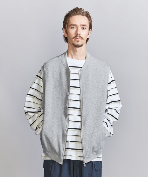 BEAUTY&YOUTH UNITED ARROWS(ビューティーアンドユースユナイテッドアローズ)の「JS スウェット ジップ ベスト(ベスト・メンズ・グレー/ネイビー・L/M/S/XL)」の17枚目の写真