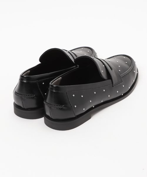 LOWRYS FARM（ローリーズファーム）の「ローファー　138980（ローファー・レディース・ブラック/シルバー・MEDIUM/LARGE）」の10枚目の写真