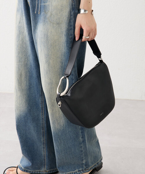 mystic（ミスティック）の「【4色展開】loti ビーンズハンドルBAG（トートバッグ・レディース・グリーン/レッド/ベージュ/ブラック・ONE SIZE）」の5枚目の写真