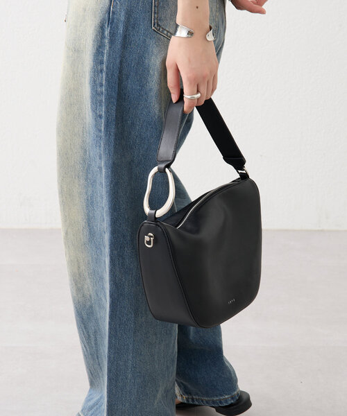 mystic（ミスティック）の「【4色展開】loti ビーンズハンドルBAG（トートバッグ・レディース・グリーン/レッド/ベージュ/ブラック・ONE SIZE）」の6枚目の写真