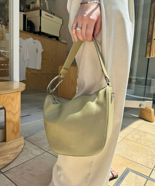 mystic（ミスティック）の「【4色展開】loti ビーンズハンドルBAG（トートバッグ・レディース・グリーン/レッド/ベージュ/ブラック・ONE SIZE）」の13枚目の写真