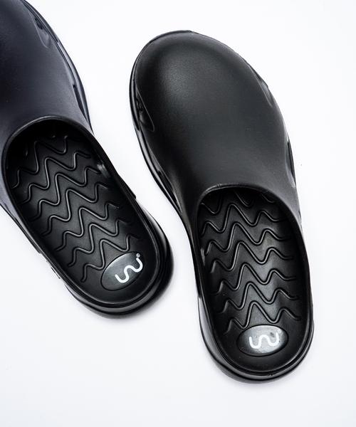 Doubleu(ダブリュー)の「Doubleu / ダブリュー ROMA MULE(サンダル・メンズ・ブラック・40/41/42/43)」の9枚目の写真