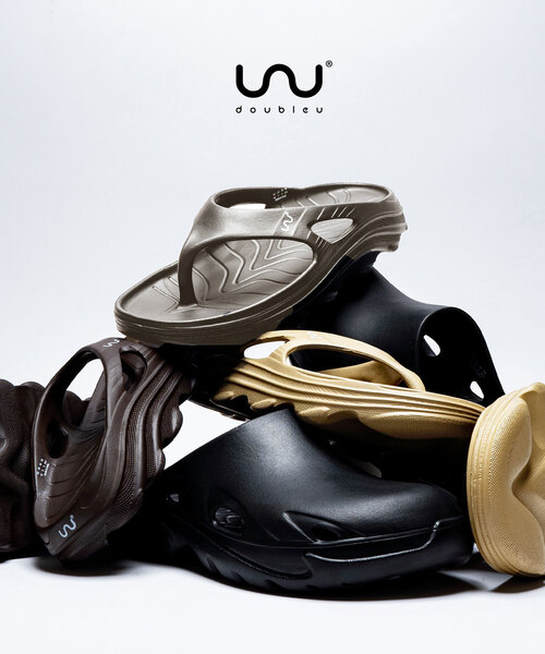 Doubleu(ダブリュー)の「Doubleu / ダブリュー ROMA MULE(サンダル・メンズ・ブラック・40/41/42/43)」の10枚目の写真