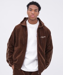VELOUR ZIP PRAKA CURSIVE LOGO / ベロア ジップ パーカー カーシブロゴ / AVIREX / アヴィレックス
