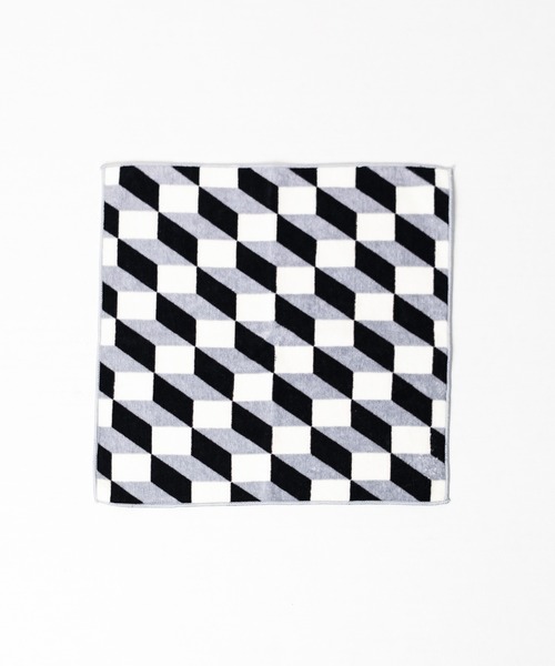 Happy Socks(ハッピーソックス)の「/Happy Socks/Design Hand Towel(ハンカチ/ハンドタオル・レディース・ブラック/ネイビー/グレー/ブラック系その他・FREE)」の4枚目の写真