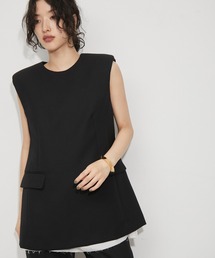 ADAM ET ROPE' | 【消臭性・UVカット】テーラーリングプルオーバー(ベスト)