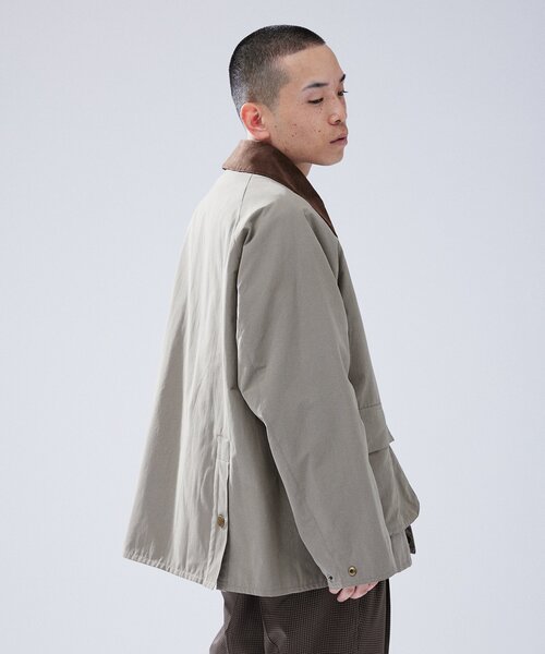 Barbour（バブアー）の「BARBOUR / バブアー  417別注 Short BEDALE（ナイロンジャケット・メンズ・チャコールグレー/ネイビー/カーキ・40/38/42）」の11枚目の写真