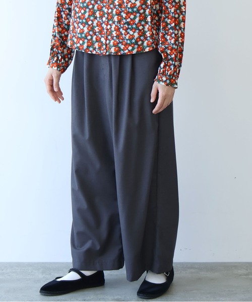 △T/R jiji パンツ（スラックス）｜bulle de savon（ビュルデサボン