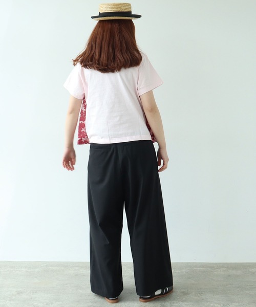bulle de savon(ビュルデサボン)の「△T/R jiji パンツ(スラックス・レディース・グレー/ブラック/チャコールグレー・FREE)」の19枚目の写真