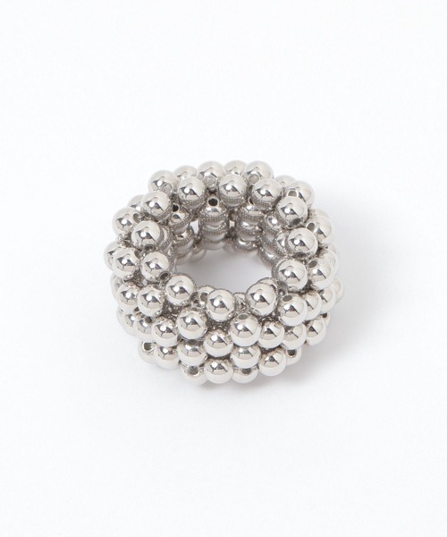 LOWRYS FARM（ローリーズファーム）の「ボールミニゴム　 142900（バレッタ/ヘアクリップ・レディース・シルバー/アイボリー/ブラック・FREE）」の3枚目の写真