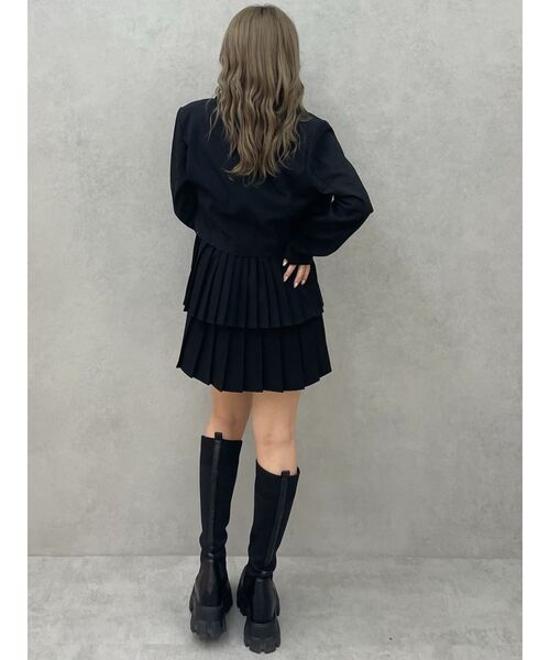 GYDA（ジェイダ）の「ティアードプリーツワンピース（ワンピース・レディース・ベージュ/グレー/ブラック・FREE）」の21枚目の写真