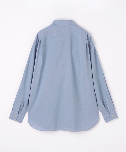 green label relaxing（グリーンレーベルリラクシング）の「FINE BASIC シャンブレー レギュラーカラー シャツ -ストレッチ-（シャツ/ブラウス・メンズ・ライトグレー/ロイヤルブルー/ネイビー・XXL/XL/S/M/L）」の11枚目の写真