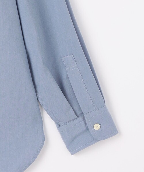 green label relaxing（グリーンレーベルリラクシング）の「FINE BASIC シャンブレー レギュラーカラー シャツ -ストレッチ-（シャツ/ブラウス・メンズ・ライトグレー/ロイヤルブルー/ネイビー・XXL/XL/S/M/L）」の13枚目の写真