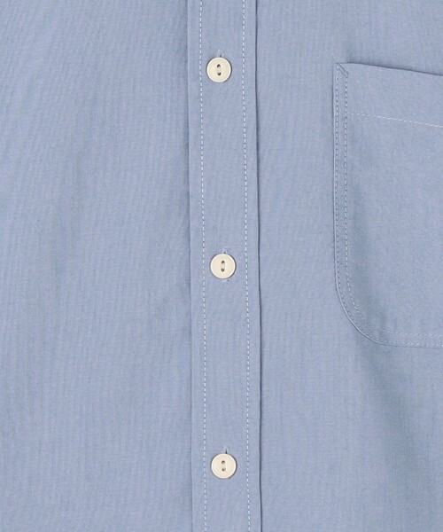 green label relaxing（グリーンレーベルリラクシング）の「FINE BASIC シャンブレー レギュラーカラー シャツ -ストレッチ-（シャツ/ブラウス・メンズ・ライトグレー/ロイヤルブルー/ネイビー・XXL/XL/S/M/L）」の16枚目の写真