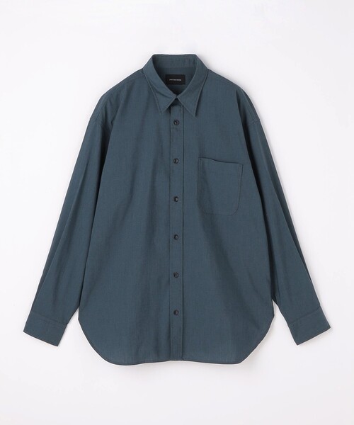 green label relaxing（グリーンレーベルリラクシング）の「FINE BASIC シャンブレー レギュラーカラー シャツ -ストレッチ-（シャツ/ブラウス・メンズ・ライトグレー/ロイヤルブルー/ネイビー・XXL/XL/S/M/L）」の17枚目の写真