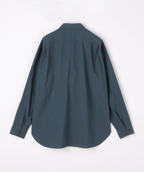 green label relaxing（グリーンレーベルリラクシング）の「FINE BASIC シャンブレー レギュラーカラー シャツ -ストレッチ-（シャツ/ブラウス・メンズ・ライトグレー/ロイヤルブルー/ネイビー・XXL/XL/S/M/L）」の18枚目の写真