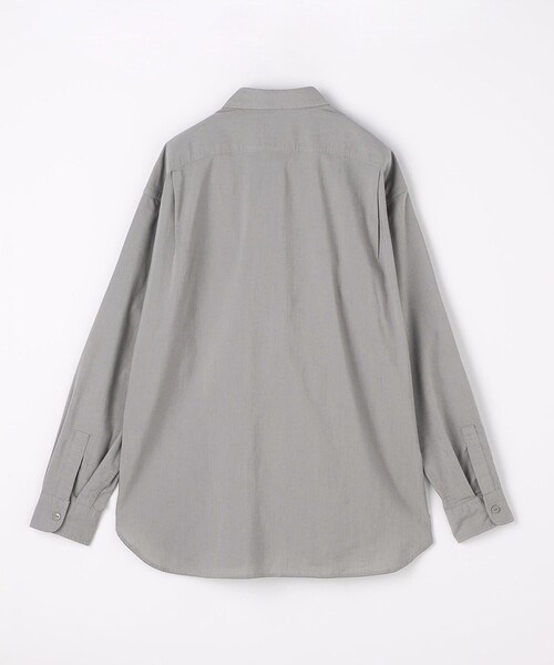 green label relaxing（グリーンレーベルリラクシング）の「FINE BASIC シャンブレー レギュラーカラー シャツ -ストレッチ-（シャツ/ブラウス・メンズ・ライトグレー/ロイヤルブルー/ネイビー・XXL/XL/S/M/L）」の22枚目の写真