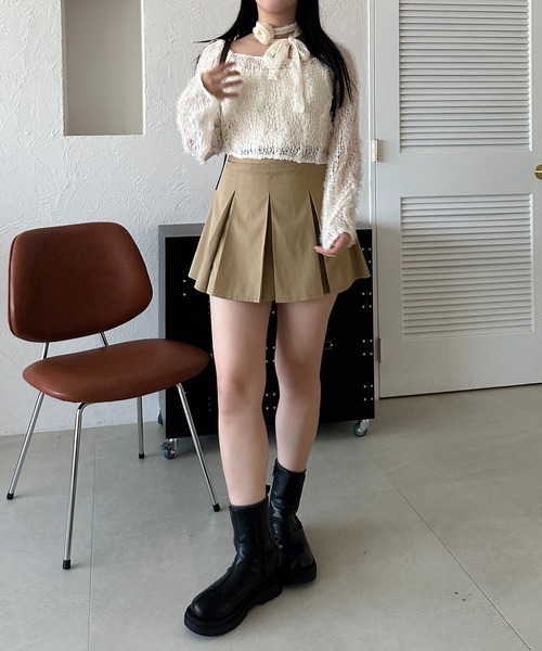 apres jour mignon（アプレジュールミニョン）の「【apresjour mignon SOIE】バラチョーカートップス【ZOZOTOWN限定アイテム】（シャツ/ブラウス・レディース・ブラック/アイボリー・X-LARGE/フリー）」の11枚目の写真