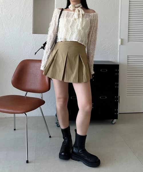 apres jour mignon（アプレジュールミニョン）の「【apresjour mignon SOIE】バラチョーカートップス【ZOZOTOWN限定アイテム】（シャツ/ブラウス・レディース・ブラック/アイボリー・X-LARGE/フリー）」の15枚目の写真
