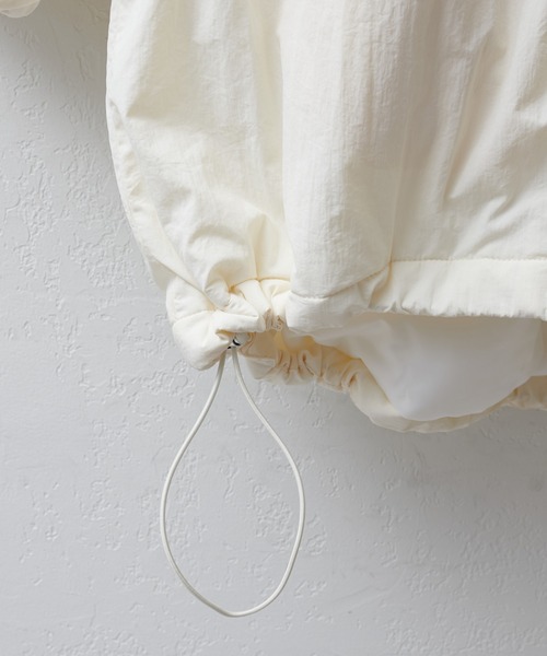 DISCOAT（ディスコート）の「中綿ミリタリーコート（ミリタリージャケット・レディース・アイボリー/カーキ/ブラック・SMALL/MEDIUM）」の12枚目の写真