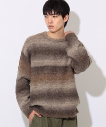 BEAMS HEART | アソート グラデーション クルーネック ニット(ニット/セーター)