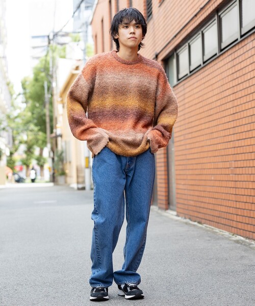 アソート グラデーション クルーネック ニット（ニット/セーター